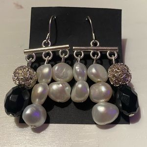pearl dangle earrings!